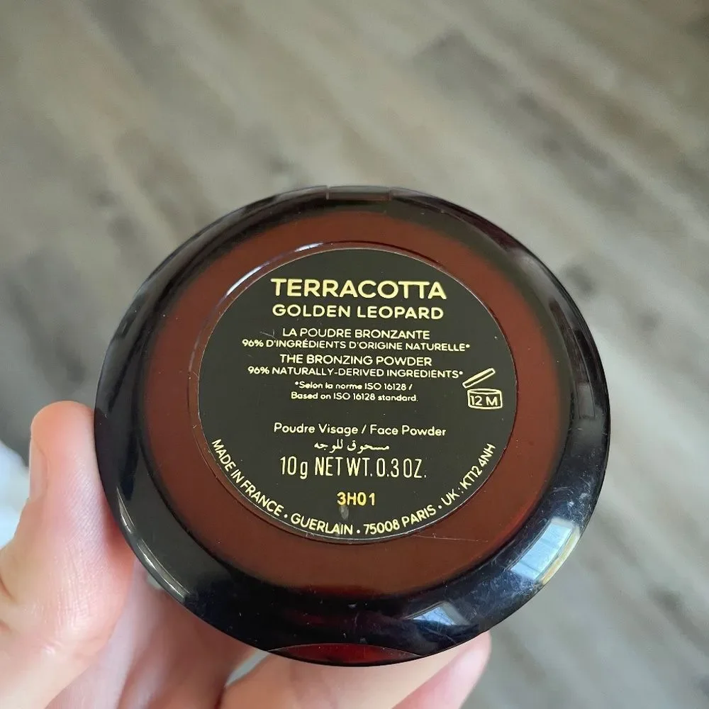 RARE Guerlain Terracotta The Bronzing Powder Bronzer in Golden Leopard